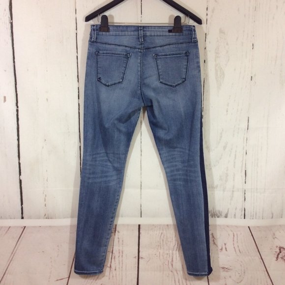 2/$30 Kut from the Kloth Jennifer Ultra Skinny Jeans with Dark Wash Side Stripe - Picture 7 of 11